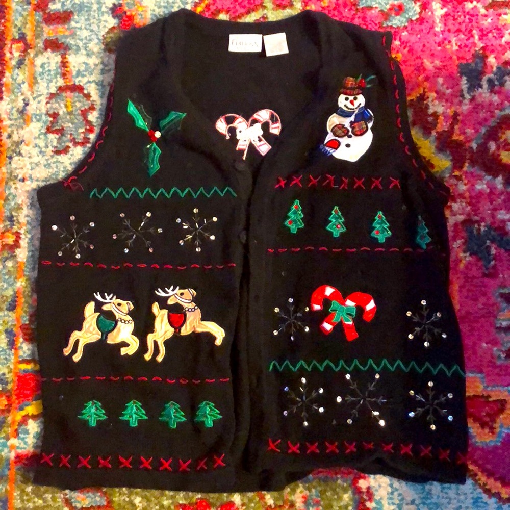Christmas sweater vest